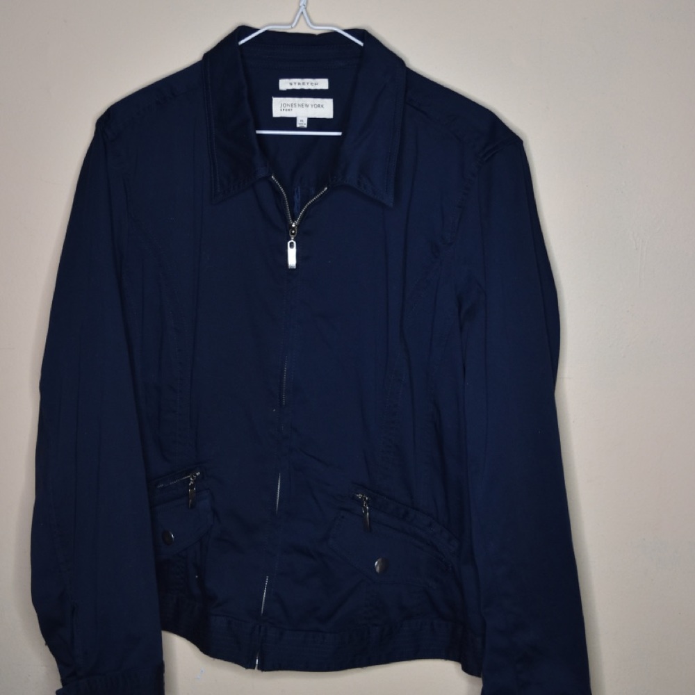 New York Jones navy blue sport jacket (Never Worn)